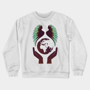 You Are The World Our Planet Earth Crewneck Sweatshirt